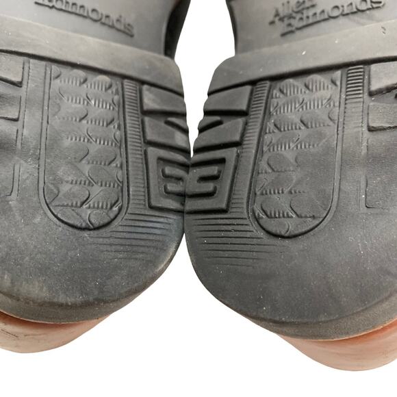 Allen Edmonds Nashua Mens Leather Slip On Navy Brown Tassel Loafers Shoes 10 EE - Picture 14 of 16